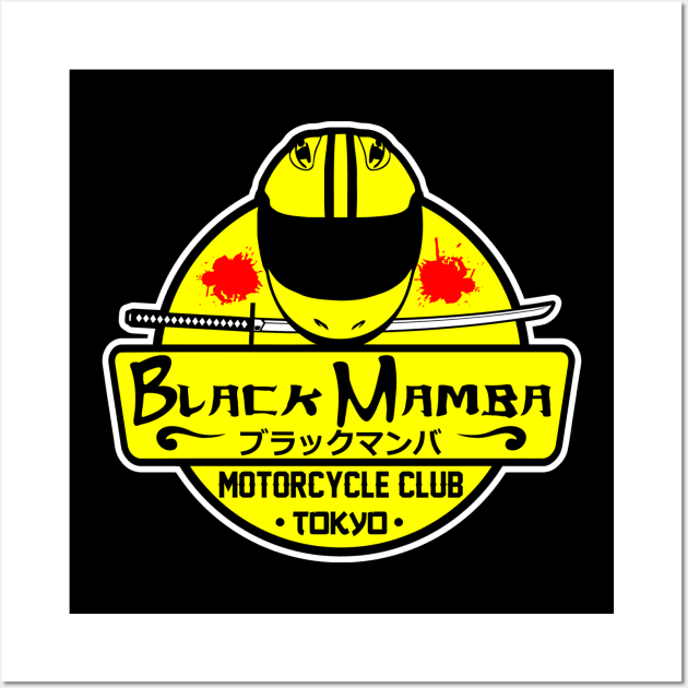 Black Mamba Motorcycle Club Wall Art by buby87